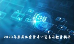 2023年最新加密货币一览表及投资指南